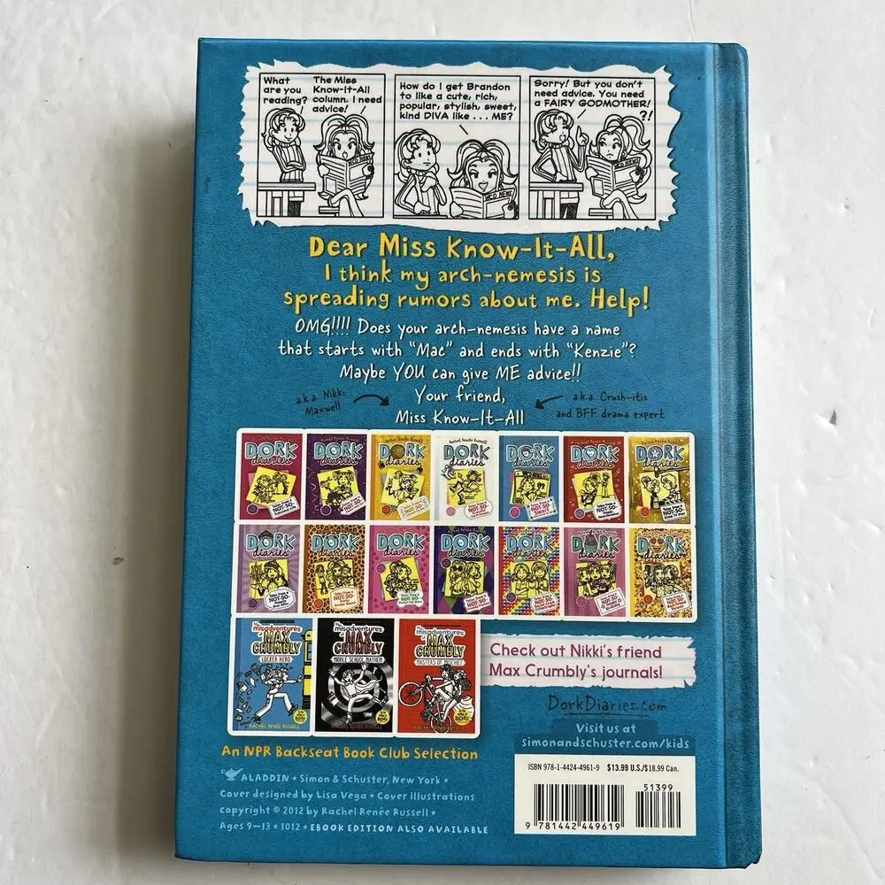 Dork Diaries 5 Tales from a Not So Smart Miss Know It All Hardcover